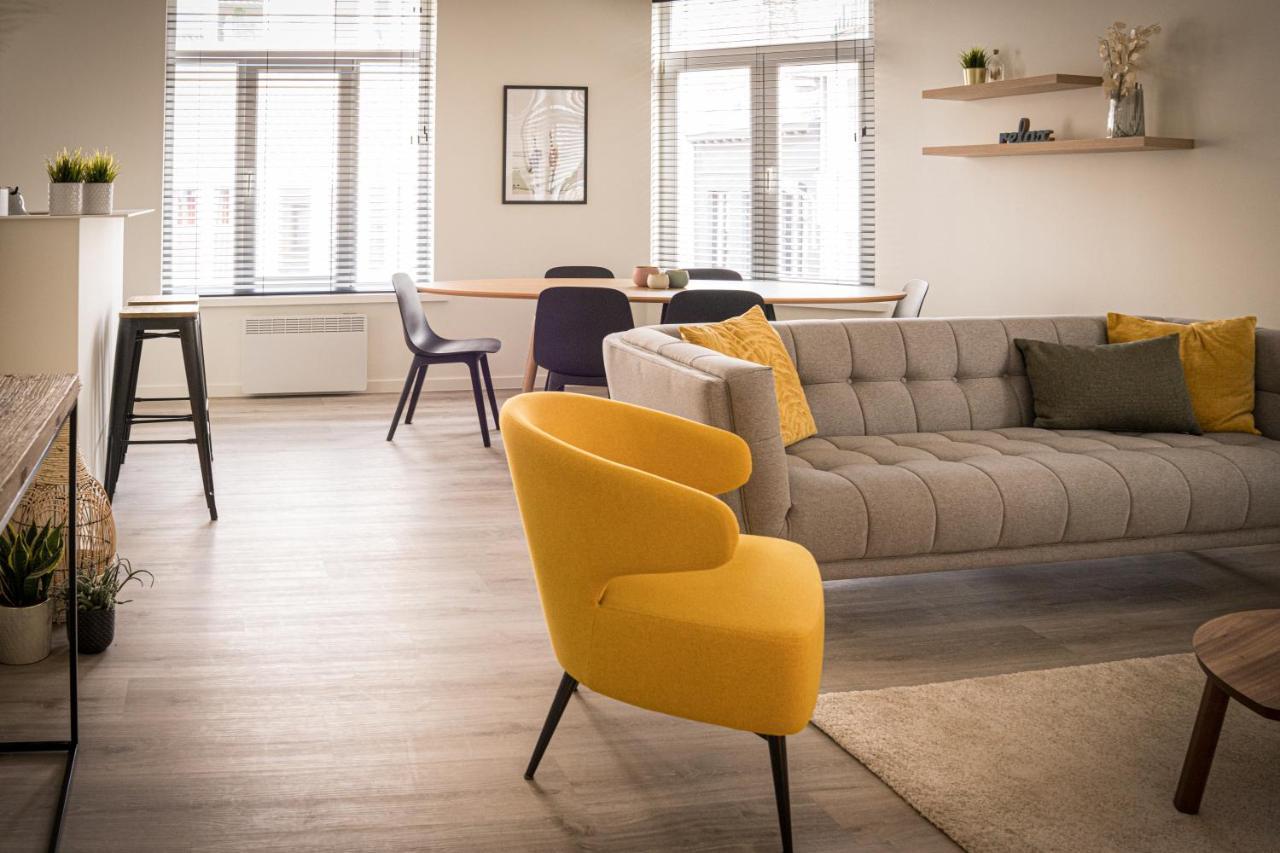 Etage 2 - Appartement In Centrum, 300M Van Zee En Gratis Parking 오스텐드 외부 사진
